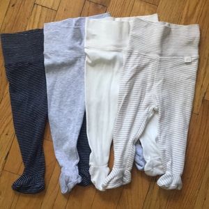 4 H&M pants with feet Bundle